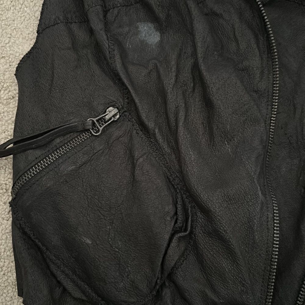 Illia 0 Vintage Leather Vest - Picture 3 of 8
